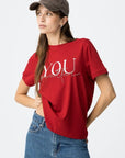 T-shirt Estampada - Vermelho