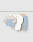 Conjunto de 3 Peças - Azul Claro