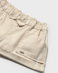 Calções com Bolsos - Bege