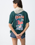 T-shirt com Estampado Traseiro - Verde