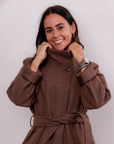 Sobretudo Comprido - Castanho