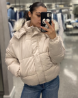 Blusão Acolchoado - Bege