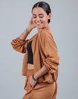 Casaco Bomber - Camel