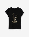 T-shirt com Estampado - Preto