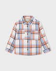Sobrecamisa Xadrez - Laranja
