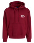 Hoodie com Estampado - Bordo