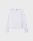 Top de Manga Comprida - Branco