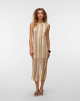 Vestido Midi - Bege