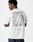T-shirt com Estampado Traseiro - Branco