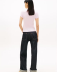 T-shirt com Logo - Rosa