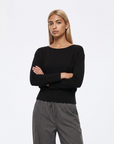 Top de Manga Comprida - Preto