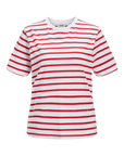 T-shirt com Padrão - Vermelho