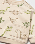 Sweat Estampada - Bege
