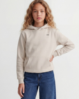 Hoodie com Logo - Bege