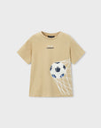 T-shirt Estampada - Bege