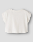 Crop Top Estampado - Crú