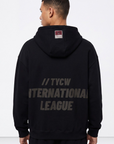 Hoodie com Estampado Traseiro - Marinho
