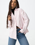 Camisa Relaxed Fit - Rosa