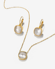 Conjunto de Colar e Brincos - Dourado