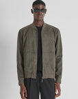 Bomber Efeito Suede - Verde Tropa