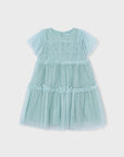 Vestido de Tule - Verde água