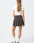Saia de Pregas - Cinza