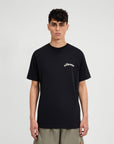 T-shirt com Estampado Traseiro - Preto