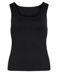 Top Decote Quadrado - Preto