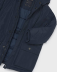 Parka com Capuz - Marinho