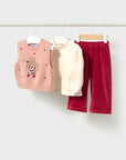 Conjunto de 3 Peças - Vermelho