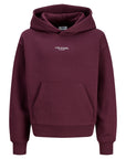 Hoodie Estampada - Bordo