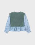 Blusa Combinada - Verde