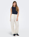 Calças de Linho - Crú