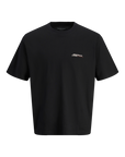 T-shirt com Estampado Traseiro - Preto