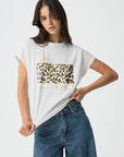 T-shirt com Estampado - Branco