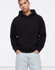 Hoodie com Estampado Traseiro - Marinho