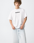 T-shirt com Estampado Traseiro - Branco