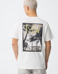 T-shirt com Estampado Traseiro - Branco