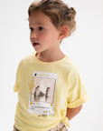 T-shirt Estampada - Amarelo