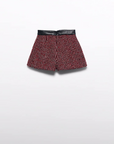 Calções Tweed - Vermelho