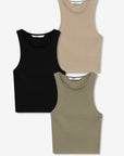 Pack de 3 Tops - Multicor