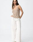 Calças Wide Leg - Branco