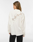 Camisa com Bordado - Branco