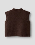 Colete de Malha - Castanho