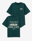 T-shirt com Estampado Traseiro - Verde