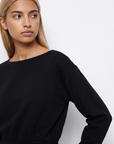 Top de Manga Comprida - Preto