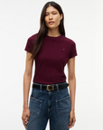 T-shirt Slim Fit - Bordo