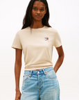 T-shirt com Logo - Amarelo