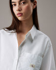 Camisa Cropped - Branco