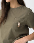 T-shirt com Aplicação - Verde